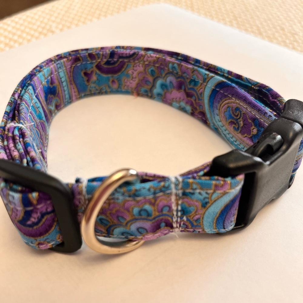 Colorful Paisley Dog Collar